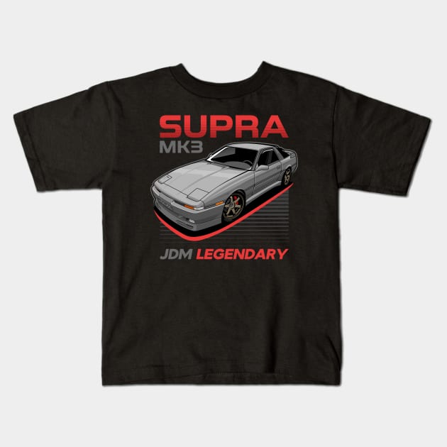 Supra MK3 JDM Kids T-Shirt by squealtires